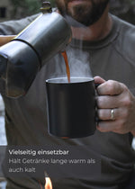 Espressokocher aus Edelstahl 5-6 Tassen