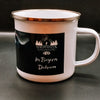 Emaille Becher "In Bayern Dahoam"