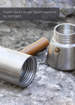 Espressokocher aus Edelstahl 5-6 Tassen
