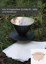 Handkaffee-Filter "Sierra" inkl. 10 Filter