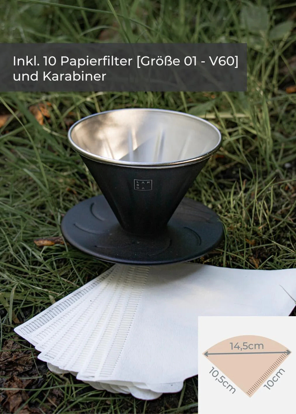 Handkaffee-Filter "Sierra" inkl. 10 Filter