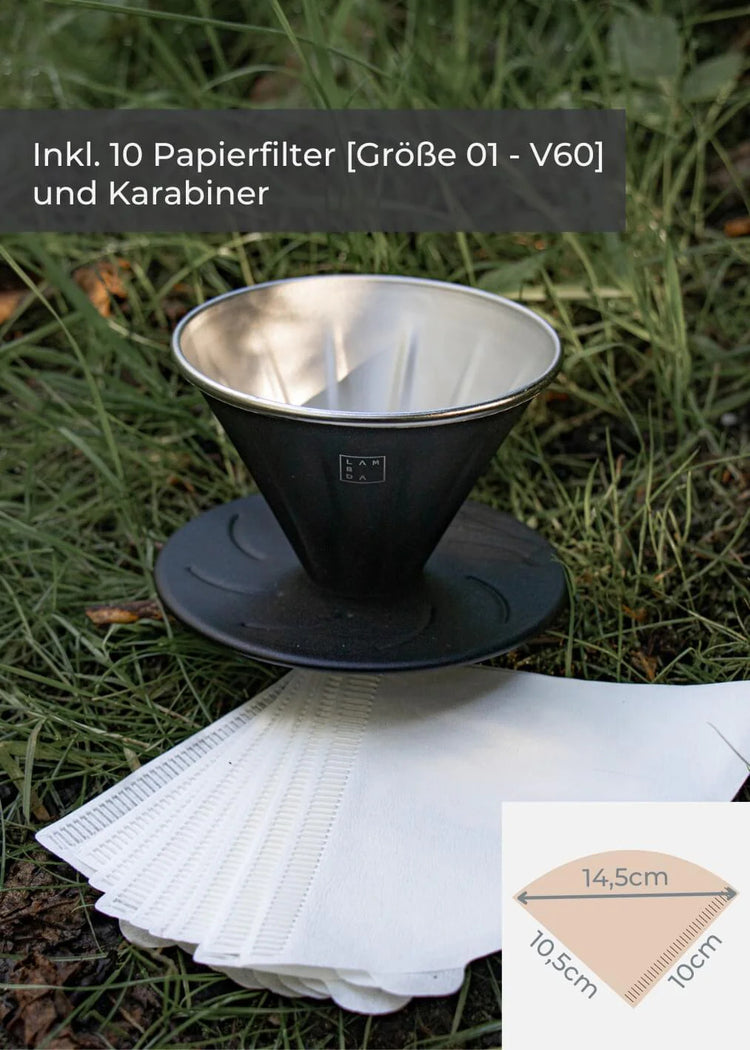 Handkaffee-Filter "Sierra" inkl. 10 Filter