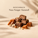 Geschmack: Nuss-Nougat und Karamell
