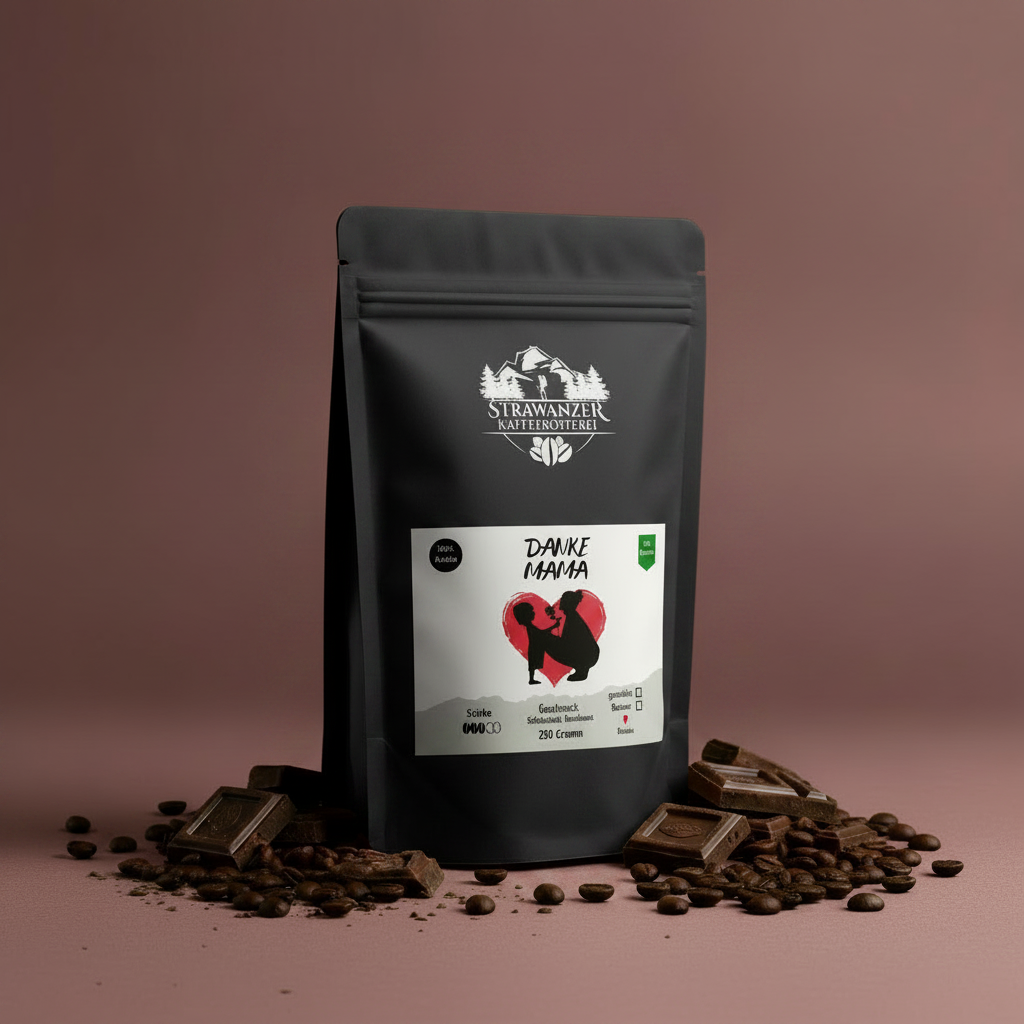 Mama Kaffee – schwarze Tüte